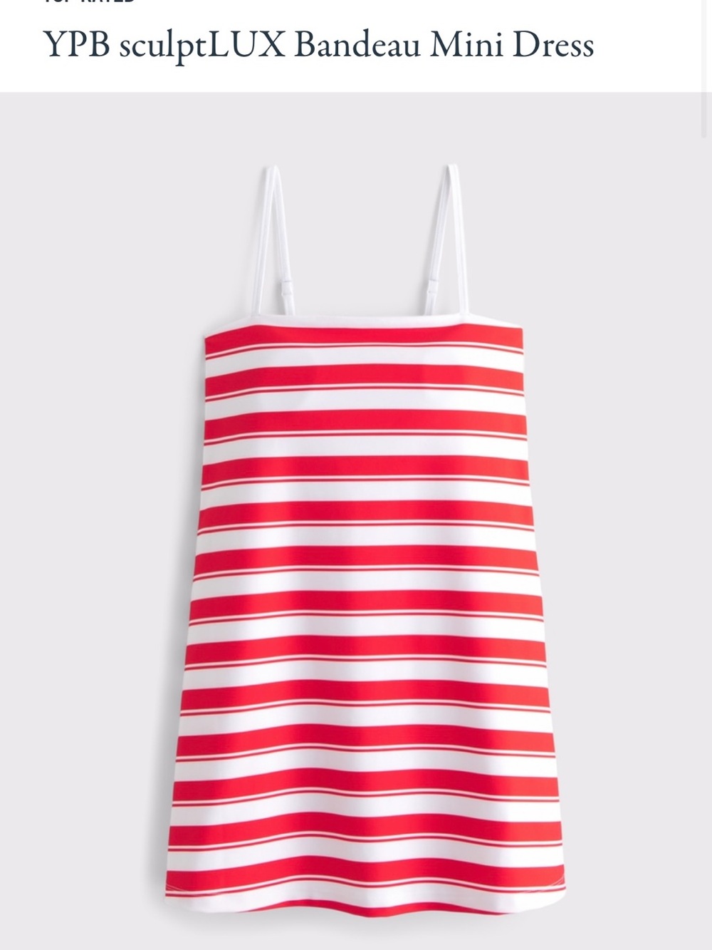Abercrombie & Fitch YPB sculptLUX Bandeau Mini Dress